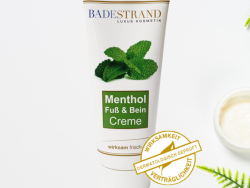 Badestrand Menthol Fuß- und Bein Creme - Kem bạc hà chăm sóc chân 100ml