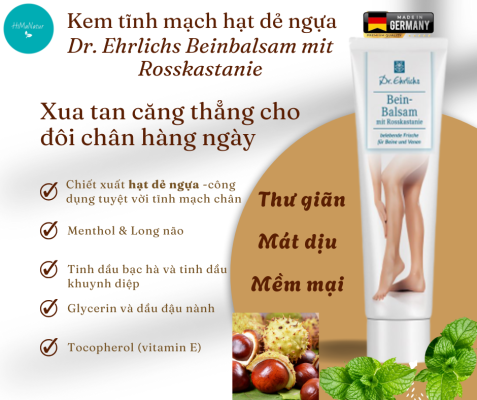 kem bôi giãn tĩnh mạch của đức
giãn tĩnh mạch chân