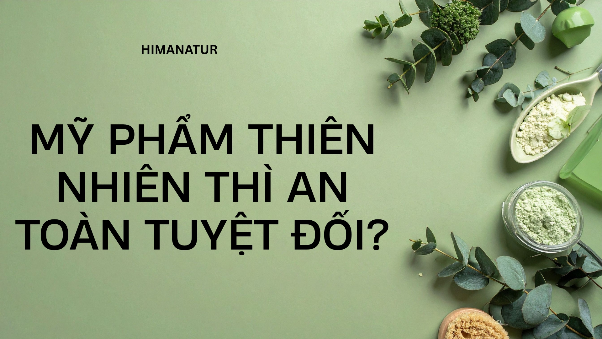 mỹ phẩm thiên nhiên