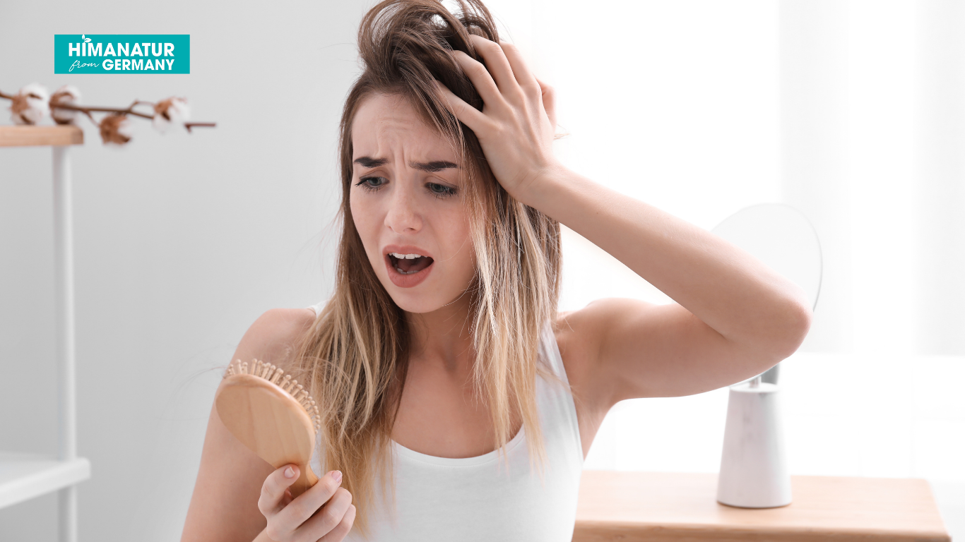 Rụng tóc do căng thẳng cách phục hồi bằng tinh dầu da tự nhiên